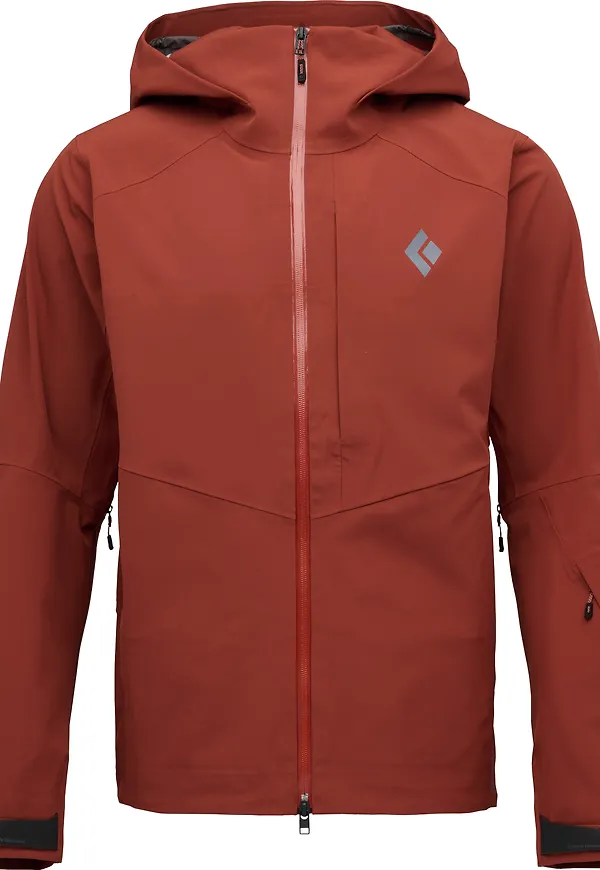 Black Diamond Men's Recon Stretch Shell Iron Red