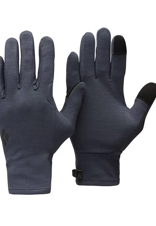 Black Diamond Midweight Wool Liners Charcoal
