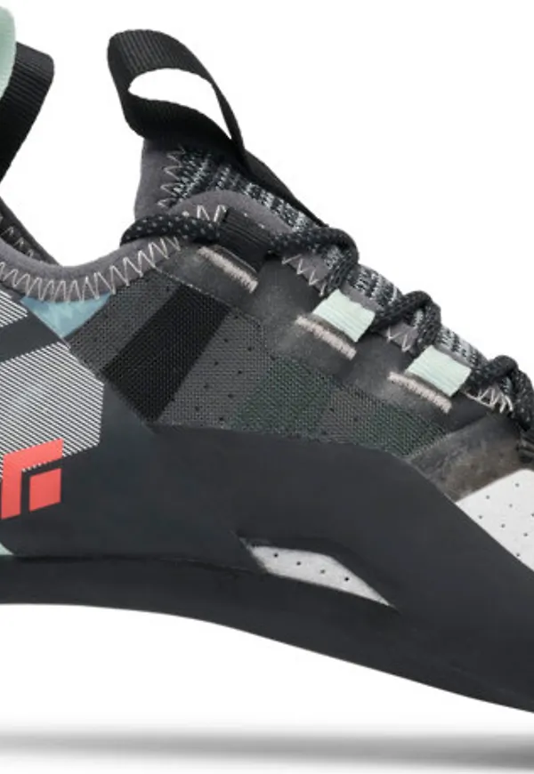 Black Diamond Women's Momentum Lace Climbing Shoes Foam Green-alloy