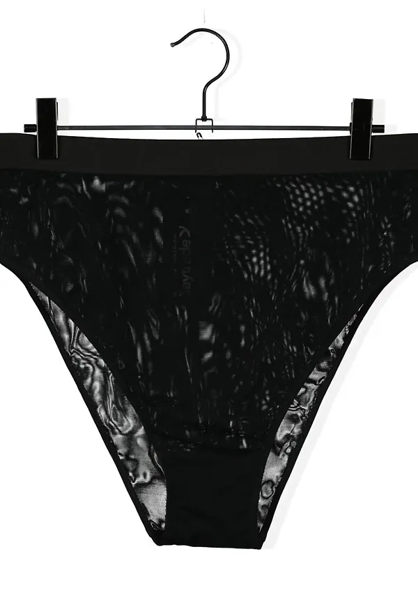 Black Mesh Brief
