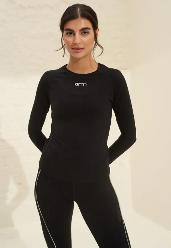 Black Soft Basic Long Sleeve