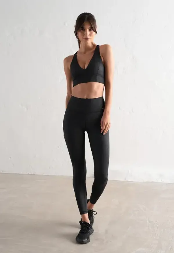 Black Viper Print Core Tights