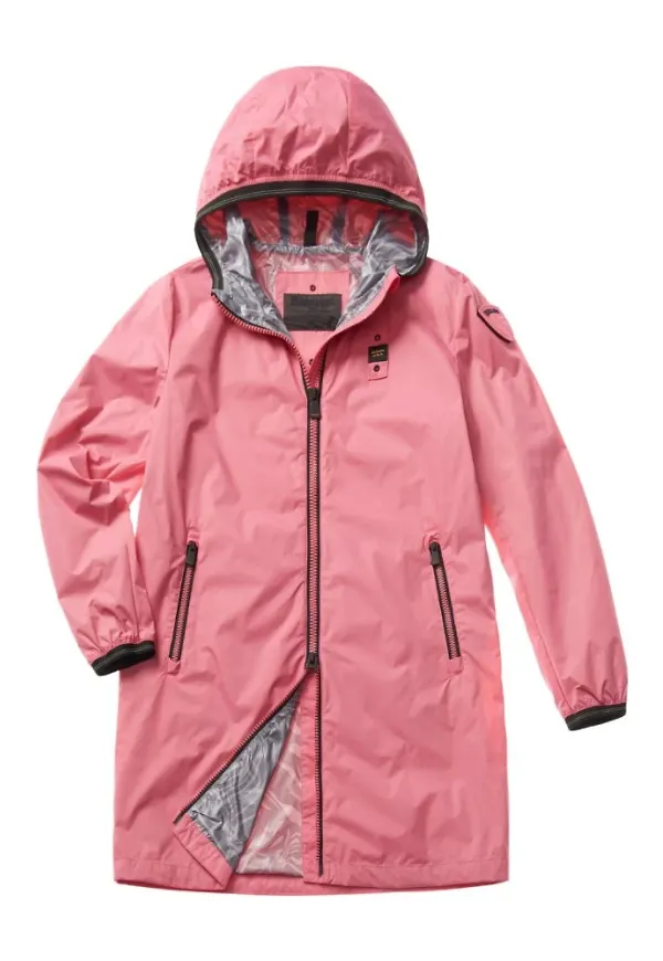 Blauer Parka Rosa, Dam