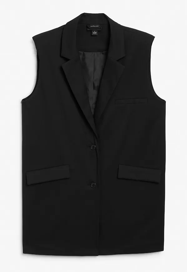 Blazer vest - Black