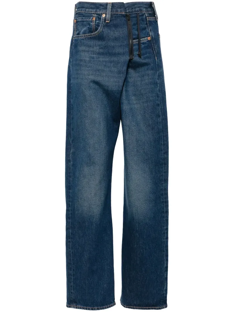 Bless x Levi's jeans med dragkedjedetalj - Blå