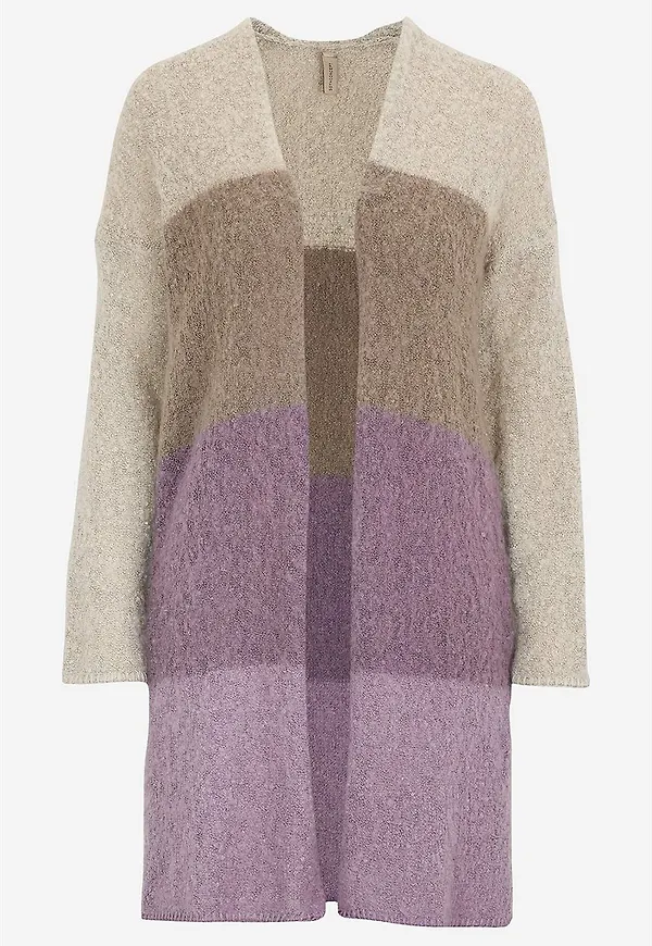 Blockfärgad cardigan Brienne 2