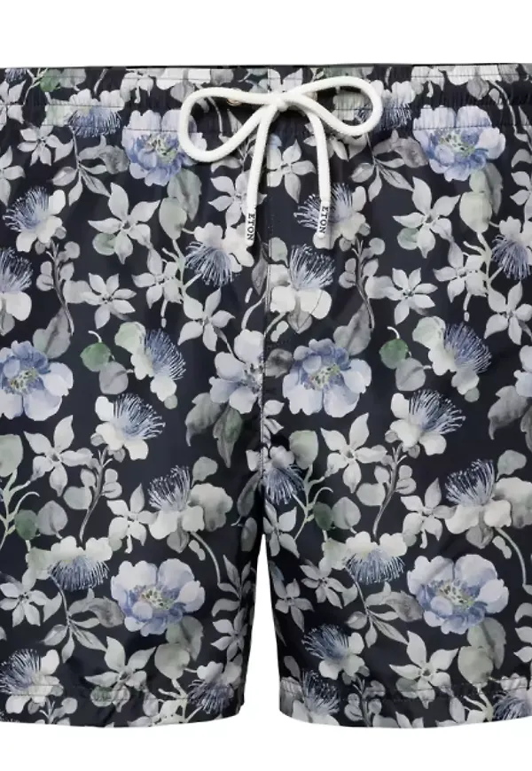 Blommönstrade Badshorts