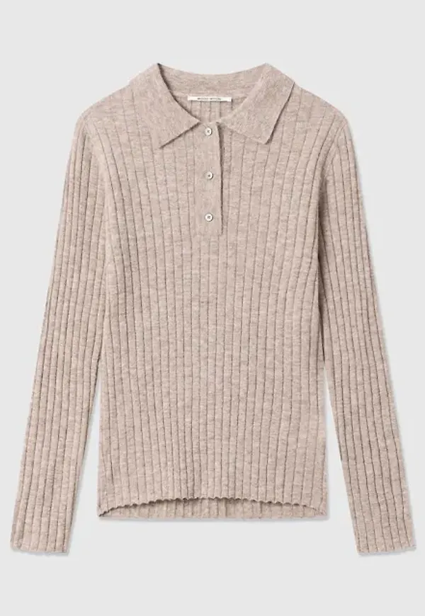 Blossom Rib Ls Polo