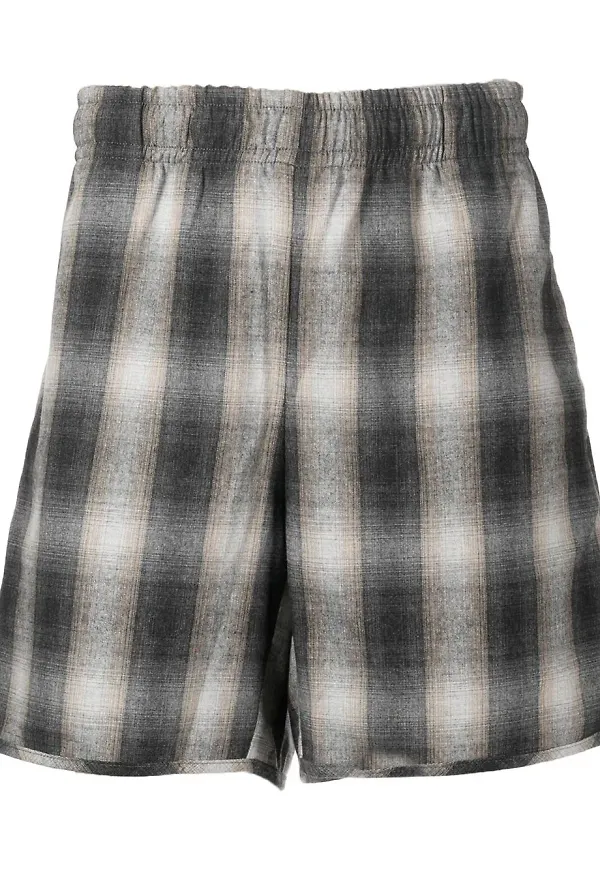 BLUE SKY INN rutiga shorts - Grå