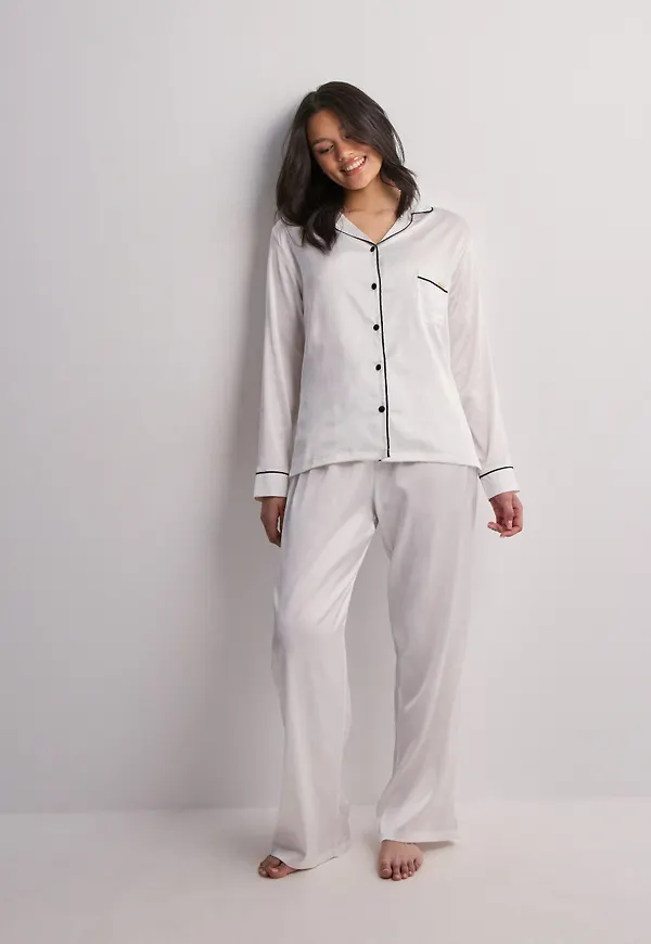 Bluebella - Vit - Claudia Shirt and Trouser
