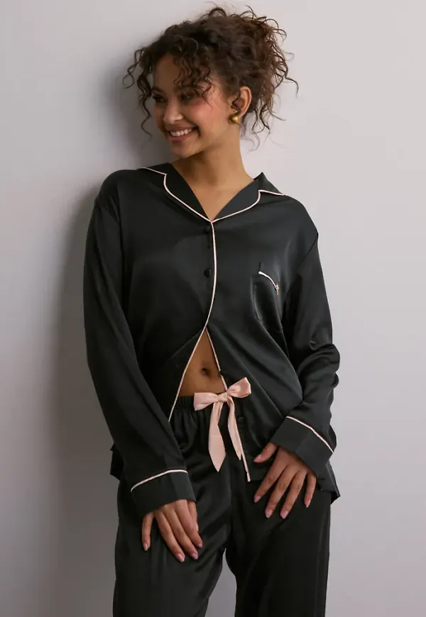 Bluebella - Svart - Claudia Shirt and Trouser