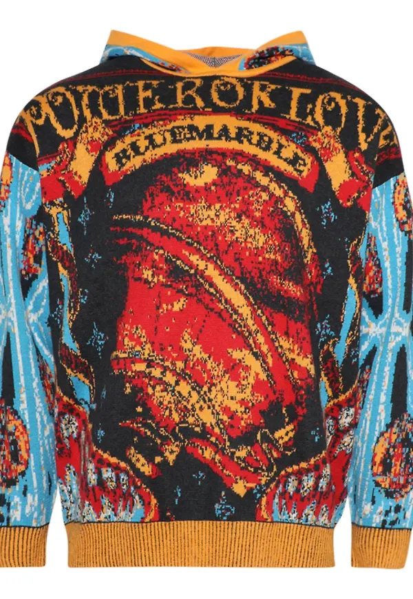 BLUEMARBLE Power of Love hoodie - Röd