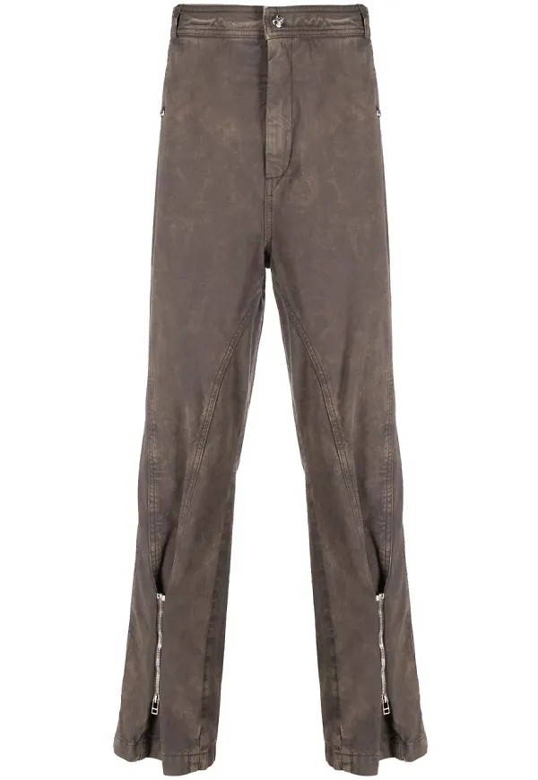 BLUEMARBLE straight-jeans med dragkedja - Neutral