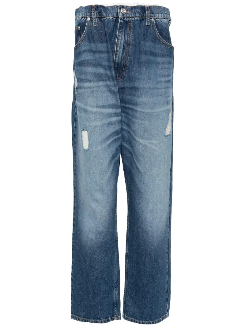 BLUEMARBLE Trompe l'oeil jeans - Blå