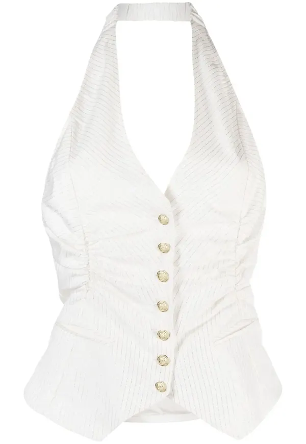 Blugirl väst med halterneck - Neutral