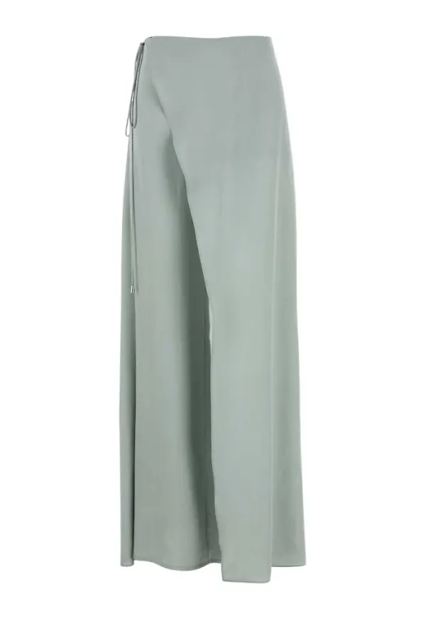 Blumarine, Byxor, Dam, S, Powder Blue Twill Pant