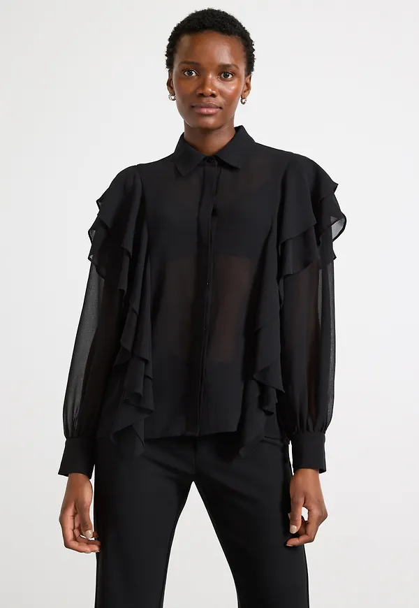 Blus i chiffong