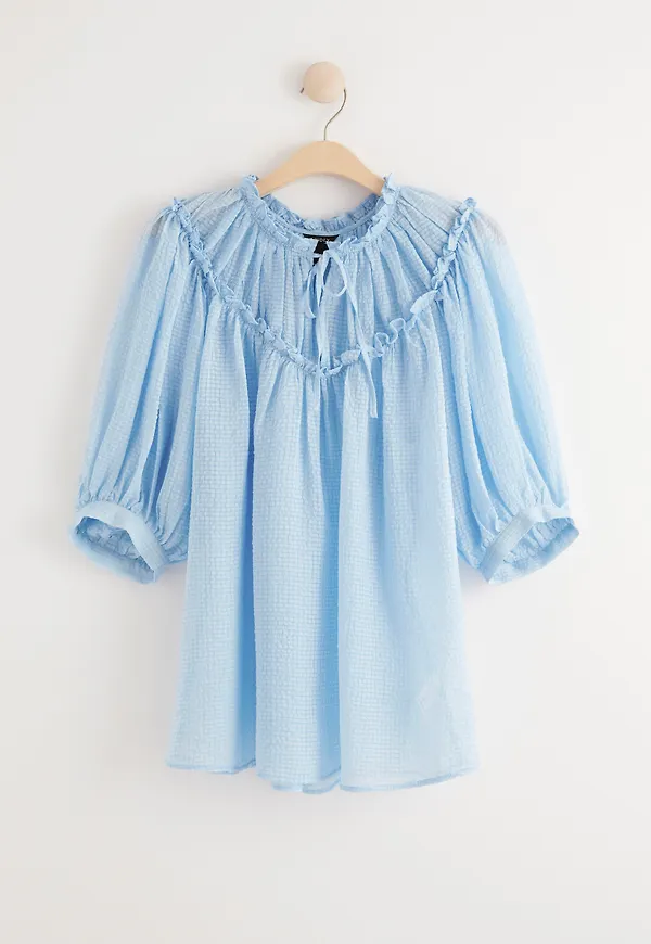 Blus i chiffong