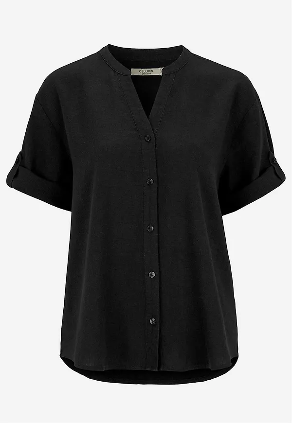 Blus i linnemix