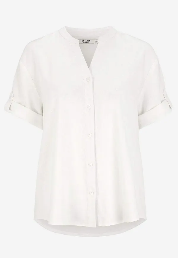 Blus i linnemix