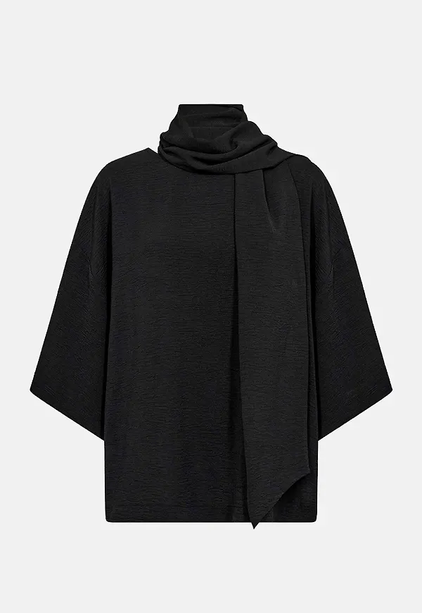 Blus med scarf