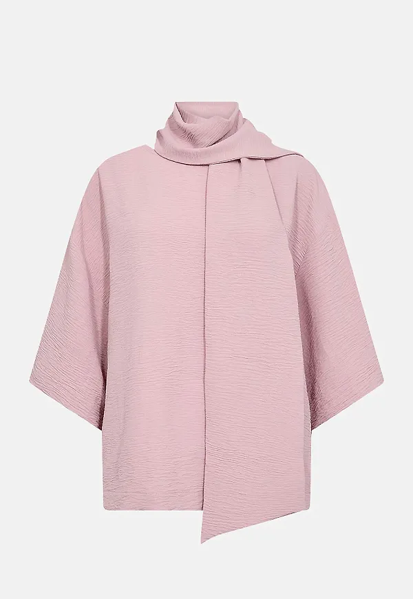 Blus med scarf