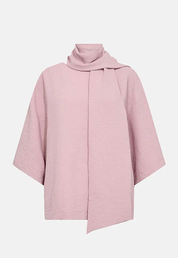 Blus med scarf