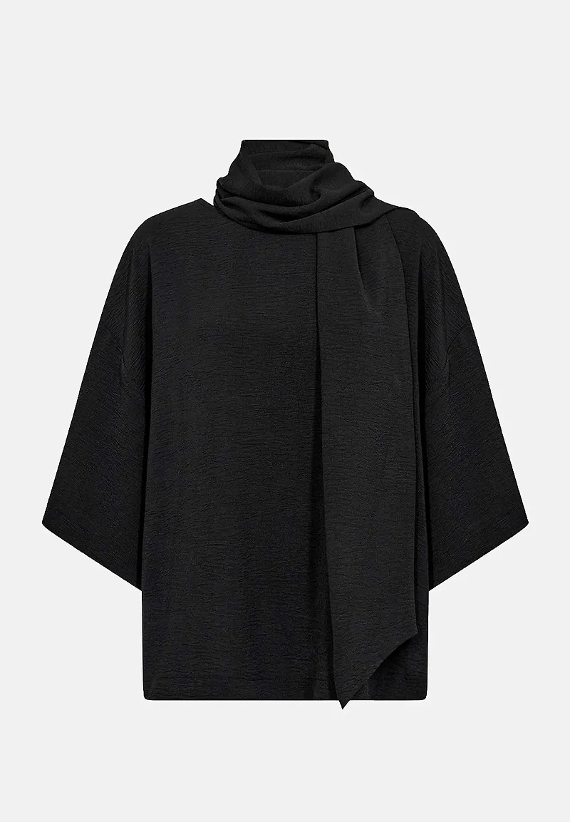 Blus med scarf