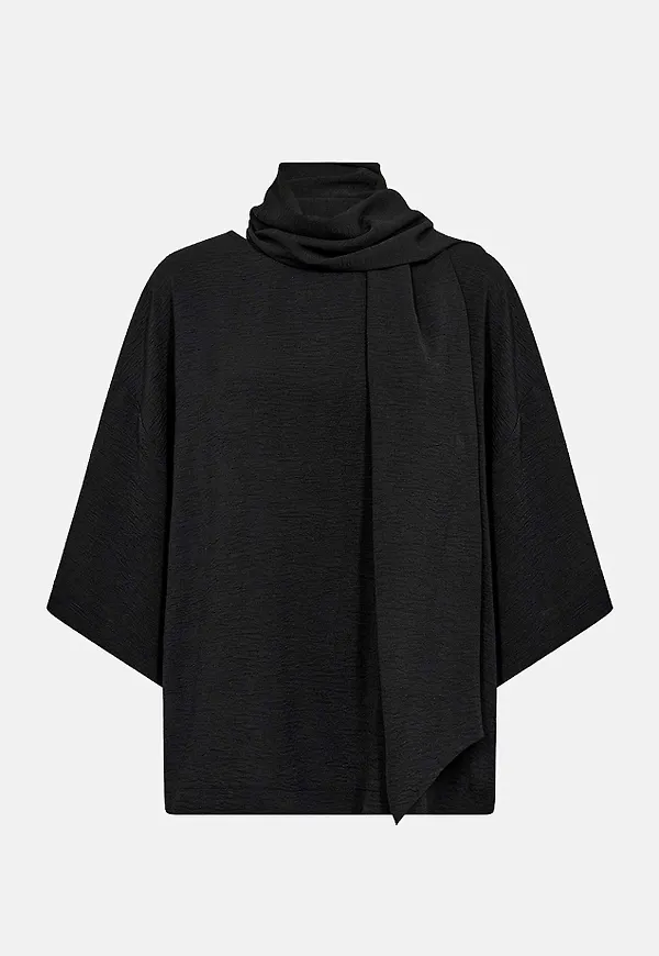 Blus med scarf