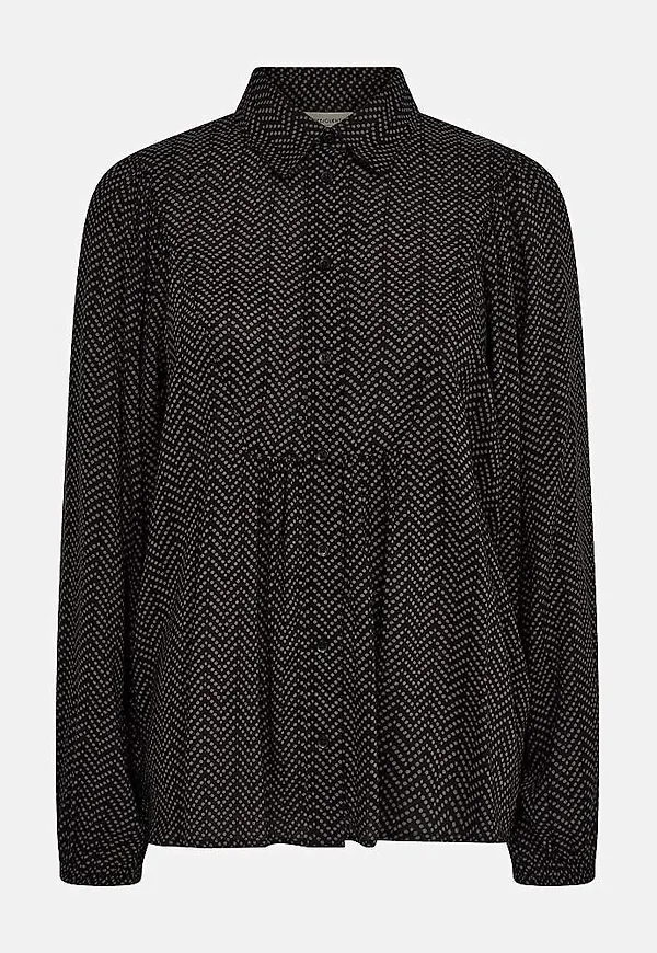 Blus med små prickar Adney