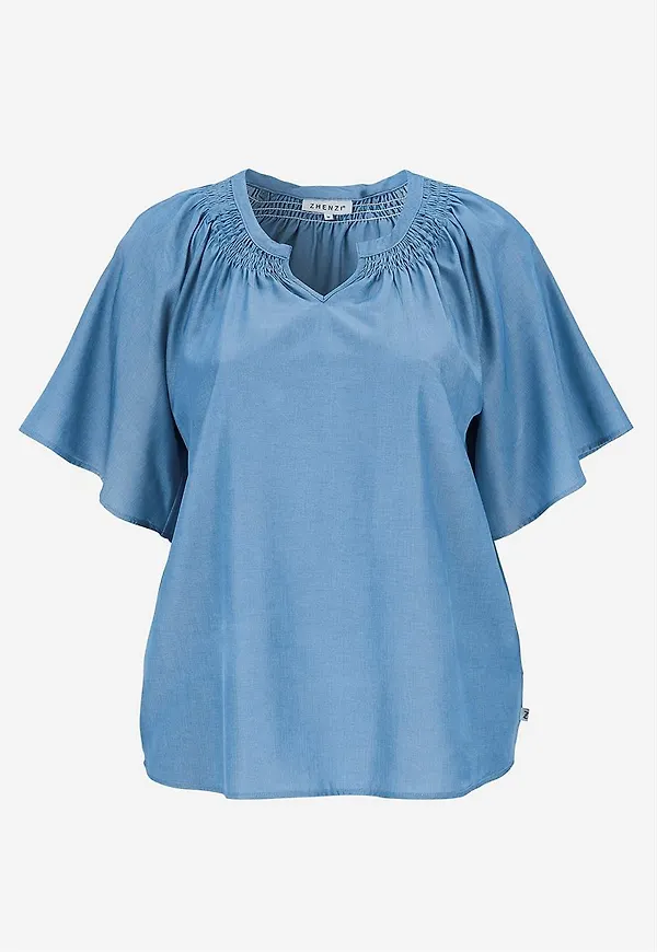 Blus med vida ärmar Megane