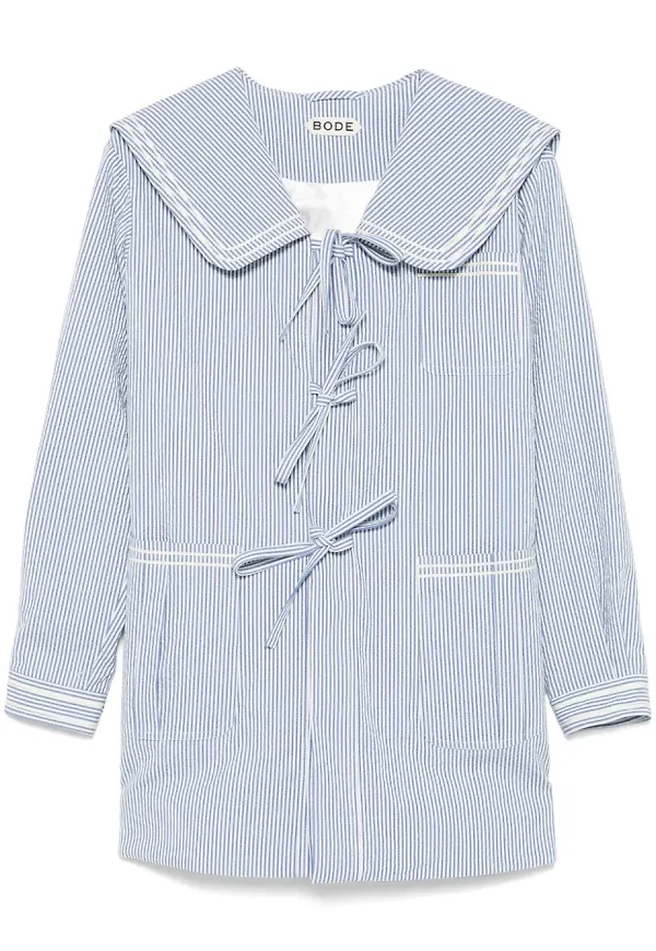 BODE Club Stripe seglarkappa - Blå