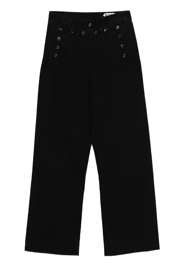 BODE jeans med knappdetalj - Svart