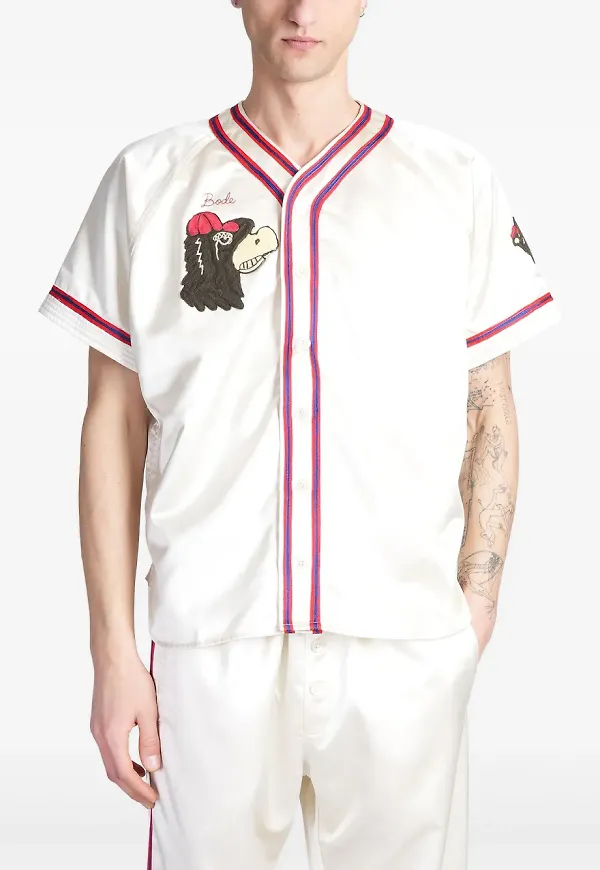 BODE Redtail baseball-skjorte - Vit