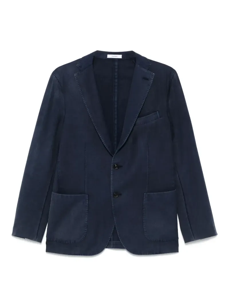 Boglioli enkelknäppt blazer - Blå