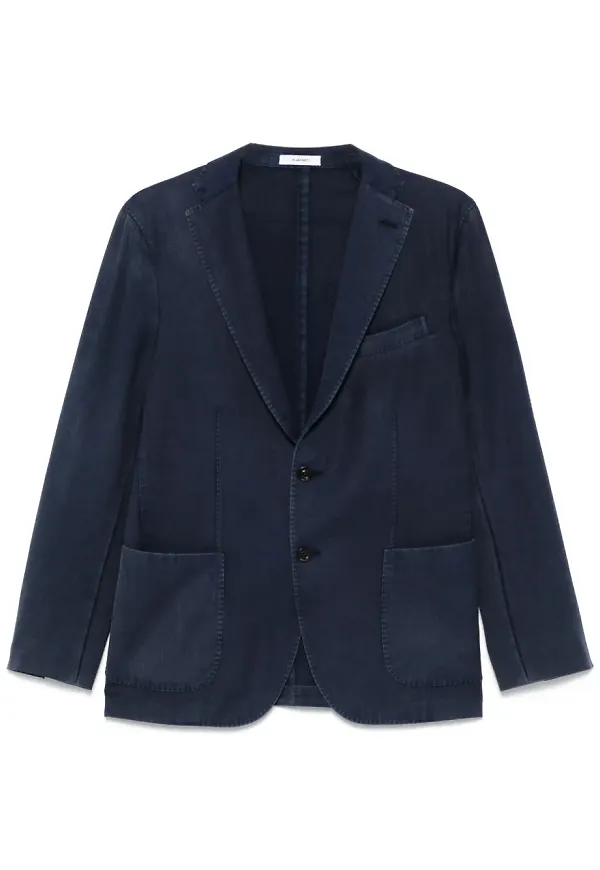 Boglioli enkelknäppt blazer - Blå
