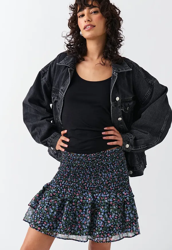 Boho smock skirt