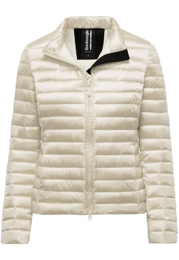 BomBoogie, Jacka, Dam, XS, Nylon, Ljus Nylonjacka med Syntetisk Vaddering