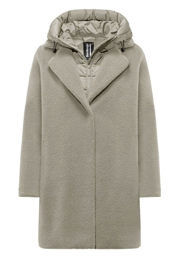 BomBoogie Sherpa Fleece Coat - Odessa Overcoat Grön, Dam
