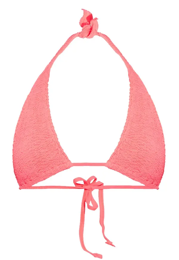 Bond-eye Jean triangelformad bikiniöverdel - Rosa