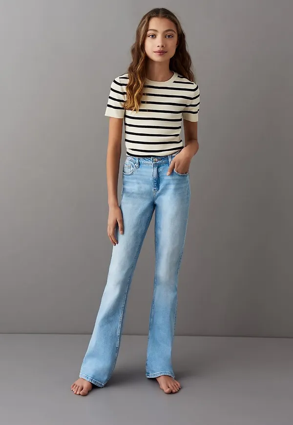 Bootcut full length jeans