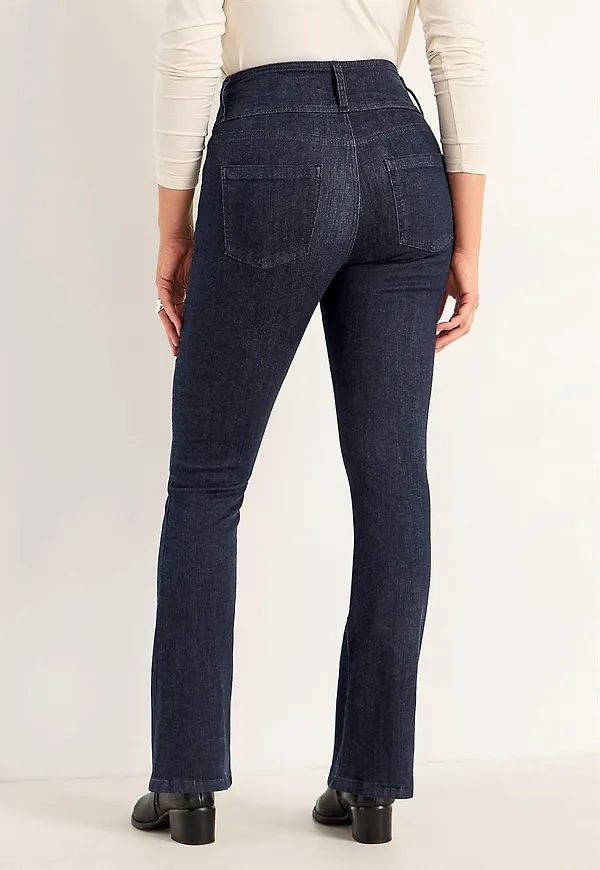 Bootcut jeans med hög midja - två längder Jennifer