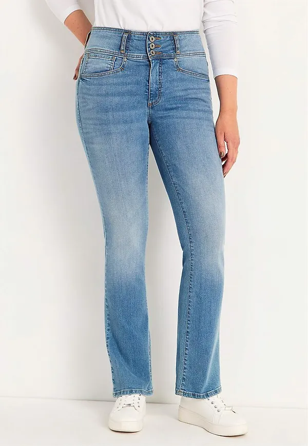 Bootcut jeans med hög midja Jennifer