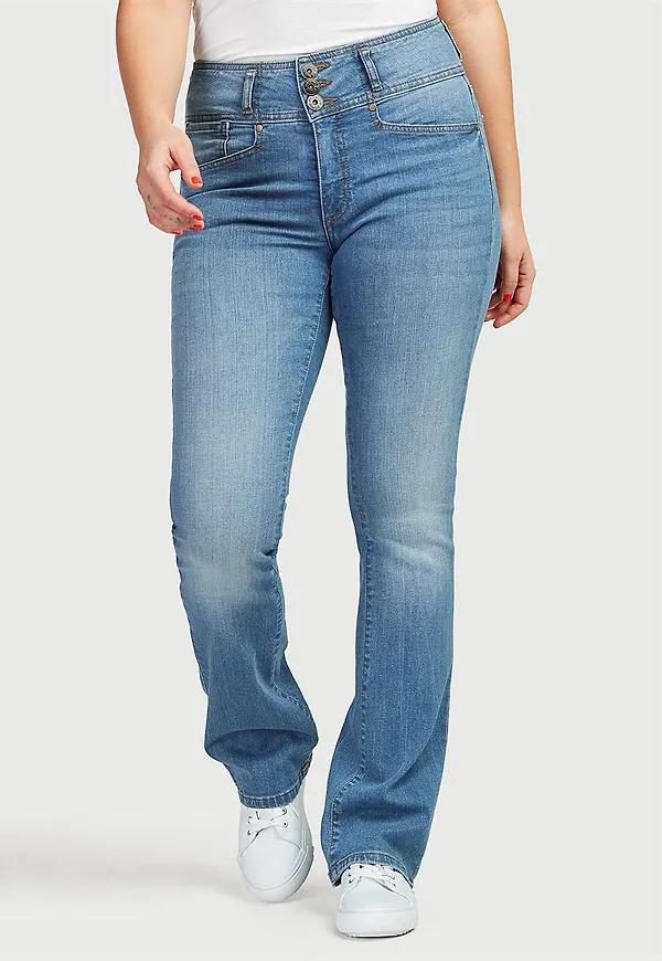 Bootcut jeans med hög midja Jennifer