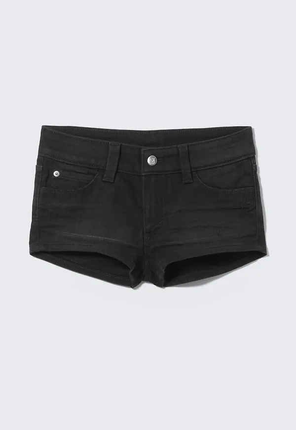 Booty Bei Low Rise Mini Denim Shorts