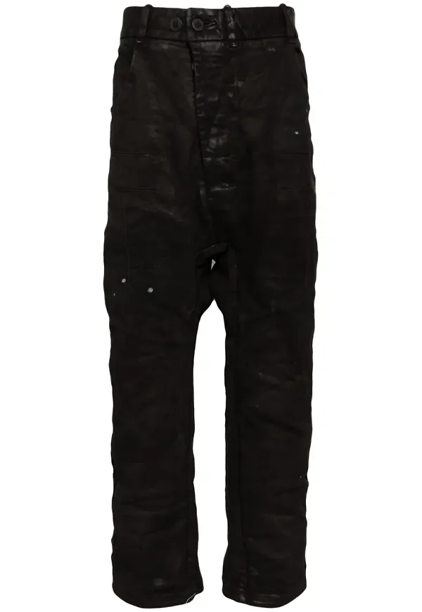 Boris Bidjan Saberi asymmetriska jeans - Svart