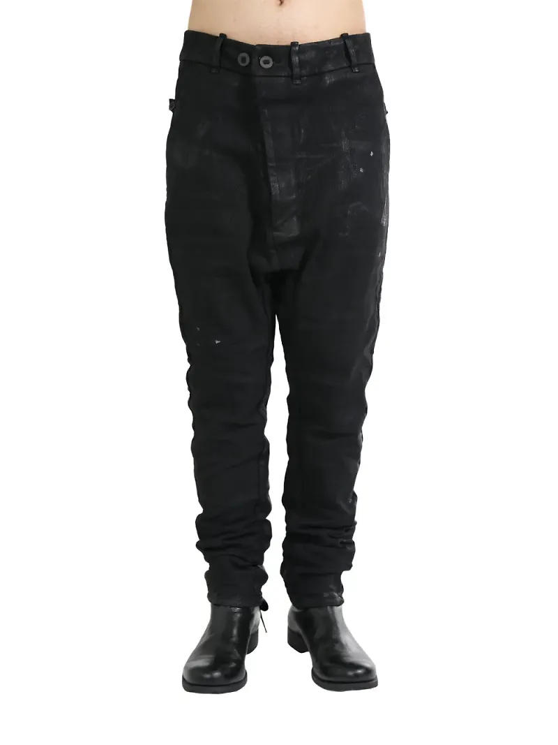 Boris Bidjan Saberi cotton loose-fit trousers - Svart