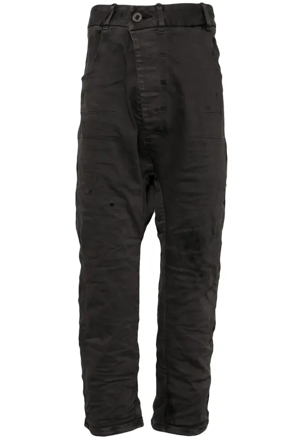 Boris Bidjan Saberi syrahartsfärgade jeans - Grå