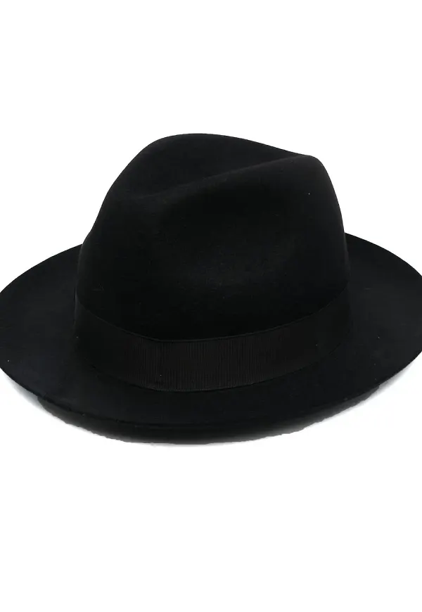 Borsalino Monica fedorahatt - Svart