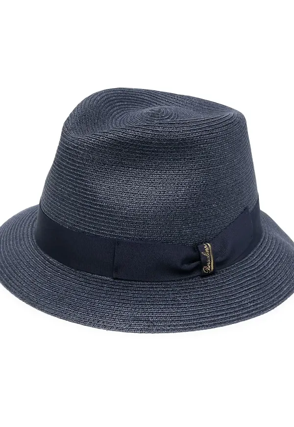 Borsalino vävd hatt - Blå